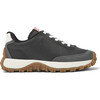 Drift Trail Lace Leather Nubuck Sneakers, Black - Sneakers - 3