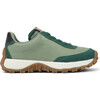 Drift Trail Lace Leather Nubuck Sneakers, Medium Green - Sneakers - 3
