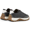 Drift Trail Lace Leather Nubuck Sneakers, Black - Sneakers - 5