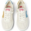 Runner Four Twins Zipped Lace Leather Nubuck Sneakers, White Natural - Sneakers - 1 - thumbnail