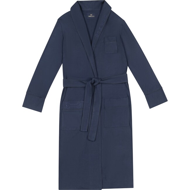 Women's Sustainable Robe, Dress Blue - Robes - 2