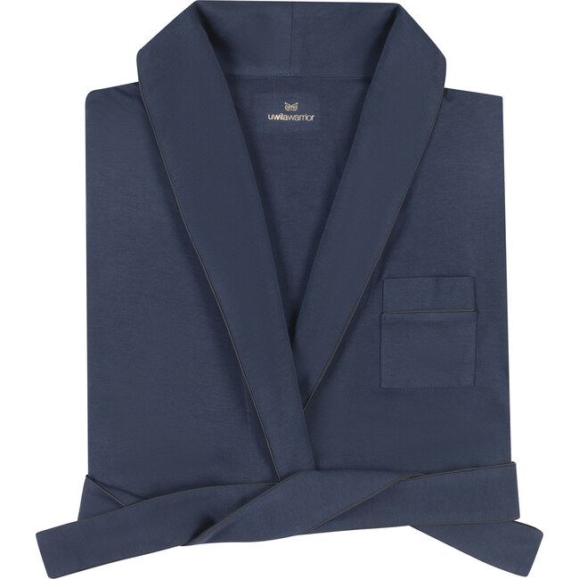 Women's Sustainable Robe, Dress Blue - Robes - 3