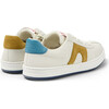 Runner Four Twins Zipped Lace Leather Nubuck Sneakers, White Natural - Sneakers - 5