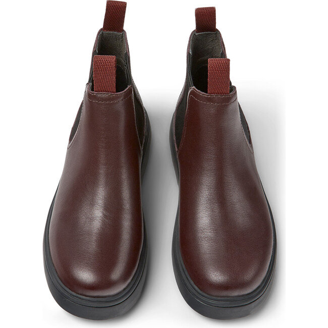 Norte Leather Chelsea Ankle Boots, Burgundy