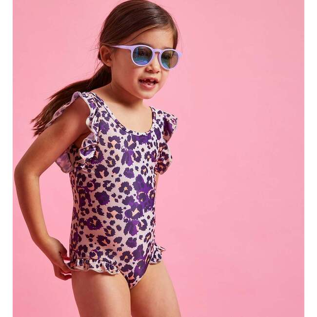 Cheetah Ruffle Swimsuit - One Pieces - 2