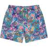 Tropical Eyeballs Swim Trunks, Blue - Swim Trunks - 1 - thumbnail