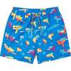 Supersoakers Swim Trunks, Blue - Swim Trunks - 1 - thumbnail