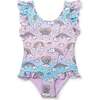 Rainbows Ruffles Swimsuit - One Pieces - 1 - thumbnail