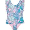 Palmtopia Ruffle Swimsuit - One Pieces - 1 - thumbnail