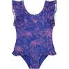 Palms Ruffles Swimsuit - One Pieces - 1 - thumbnail