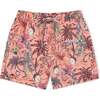 Palms Peach Swim Trunks, Orange - Swim Trunks - 1 - thumbnail