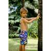 Vibrant Dino II Swim Trunks, Purple - Swim Trunks - 4