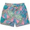 Palmtopia II Swim Trunks, Pink - Swim Trunks - 1 - thumbnail