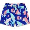 Overlay Blue Swim Trunks, Blue - Swim Trunks - 1 - thumbnail