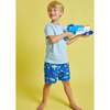 Supersoakers Swim Trunks, Blue - Swim Trunks - 2