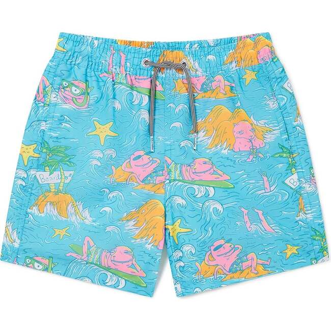 Nanna Swim Trunks, Blue - Swim Trunks - 1