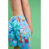 Origami Swim Trunks, Blue - Swim Trunks - 2