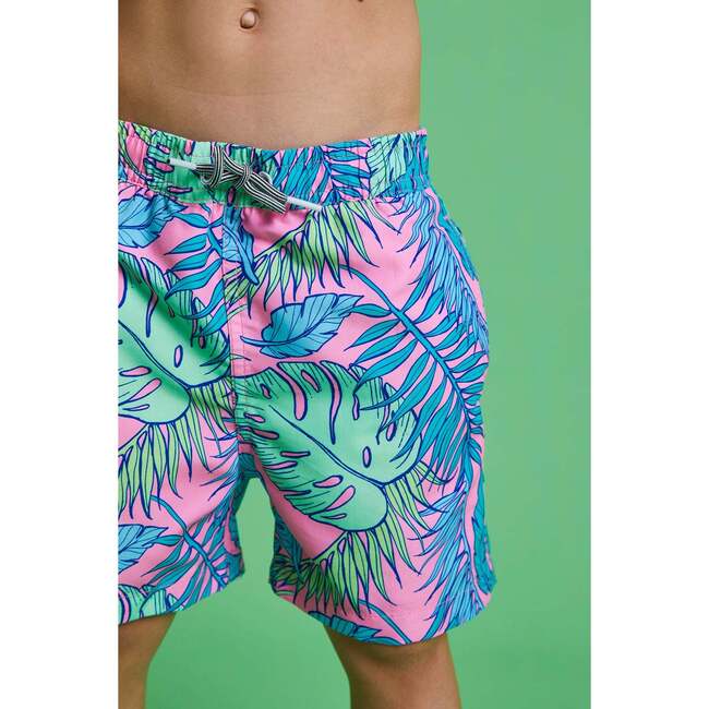 Palmtopia II Swim Trunks, Pink - Swim Trunks - 2