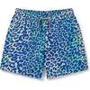 Lime Leopard Swim Trunks - Swim Trunks - 1 - thumbnail