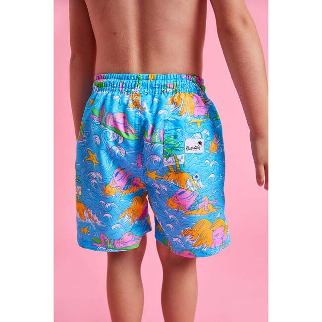 Nanna Swim Trunks, Blue - Swim Trunks - 4