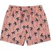 Flair Palm Swim Trunks, Orange - Swim Trunks - 1 - thumbnail