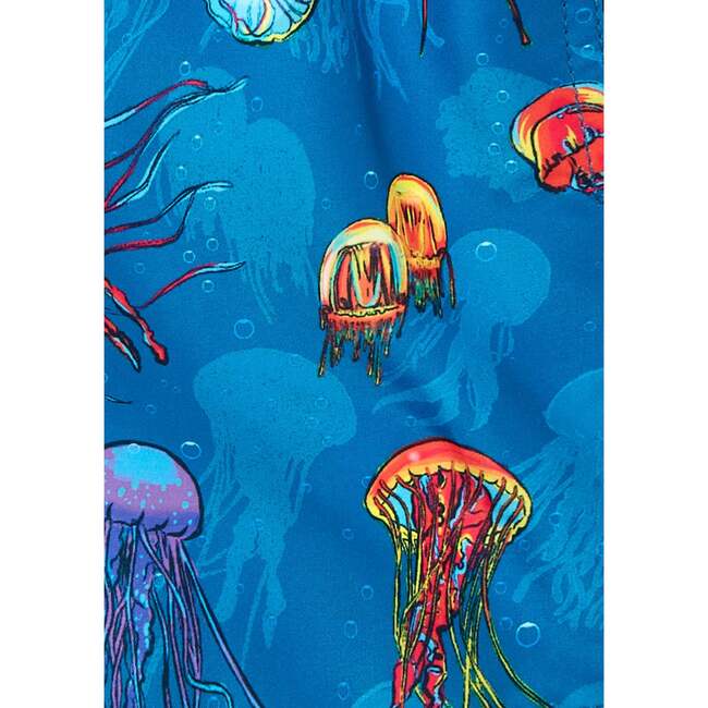 Jellyfish Swim Trunks, Blue - Swim Trunks - 2