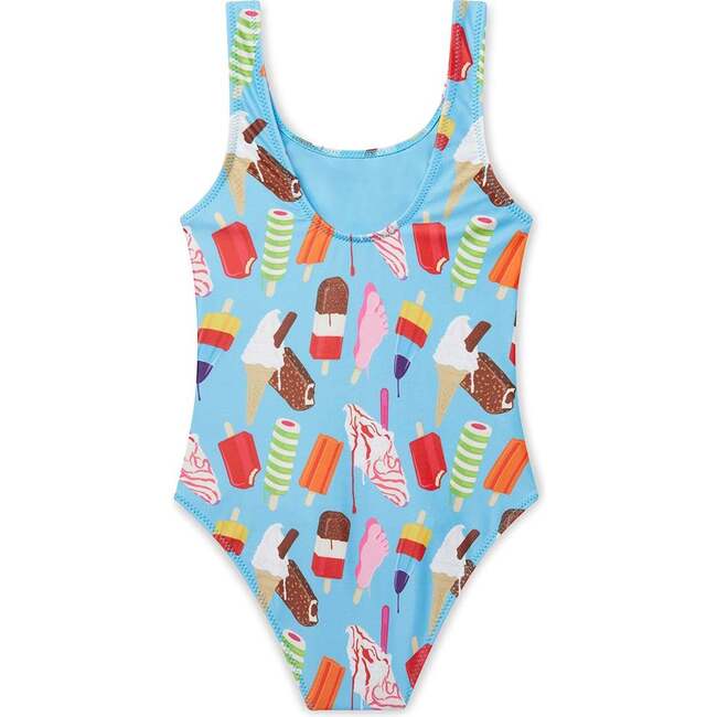 Ice Creams Classic Swimsuit, Blue - One Pieces - 3