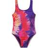 Bright Tie Dye Classic Swimsuit - One Pieces - 1 - thumbnail