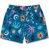 Birsak Green Swim Trunks, Green - Swim Trunks - 1 - thumbnail