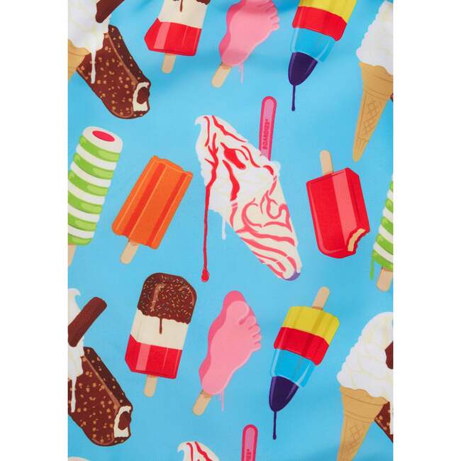 Ice Creams II Swim Trunks, Blue - Swim Trunks - 3