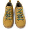 Kiddo Lace Suede Leather Ankle Boots, Medium Brown - Booties - 1 - thumbnail