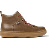 Kiddo Lace Leather Ankle Boots, Medium Brown - Booties - 3