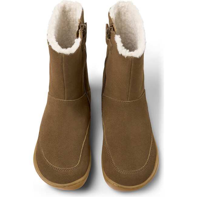 Peu Cami Seude Leather Nubuck Boots, Medium Brown