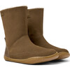 Peu Cami Seude Leather Nubuck Boots, Medium Brown - Boots - 2
