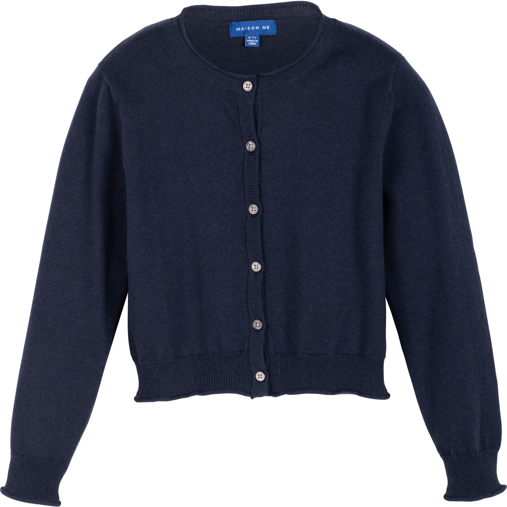 Mia Cardigan, Classic Navy - Cardigans - 1