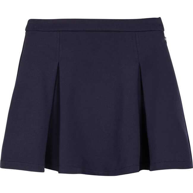 Stacy Box Pleated Skirt, Classic Navy