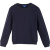 Kal Pullover Sweater, Classic Navy - Sweatshirts - 1 - thumbnail
