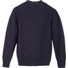 Clarke V Cardigan, Classic Navy - Cardigans - 2