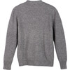 Clarke V Cardigan, Heather Grey - Cardigans - 2