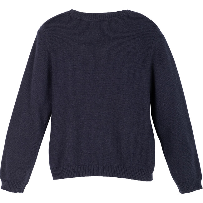 Kal Pullover Sweater, Classic Navy - Sweatshirts - 2