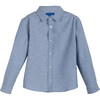 Austen Long Sleeve Button Down, Blue Oxford - Shirts - 1 - thumbnail