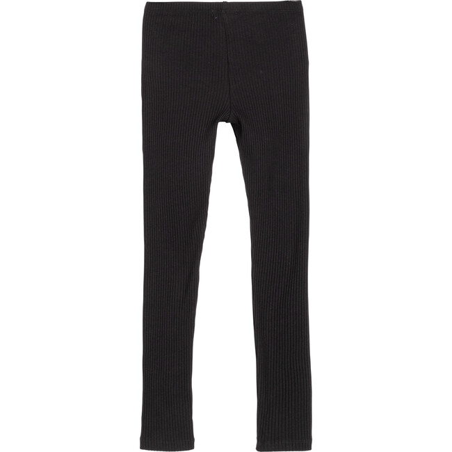 Reese Ribbed Legging, Black - Leggings - 2