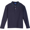 2 Pack Bryce Long Sleeve Polo, Classic Navy - Polo Shirts - 1 - thumbnail