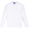 2 Pack Bryce Long Sleeve Polo, Crisp White - Polo Shirts - 1 - thumbnail