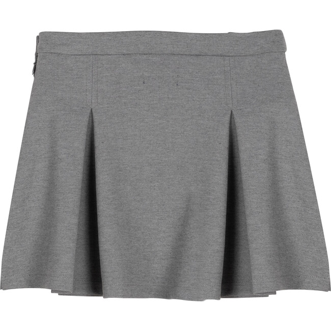 Stacy Box Pleated Skirt, Grey - Skirts - 3