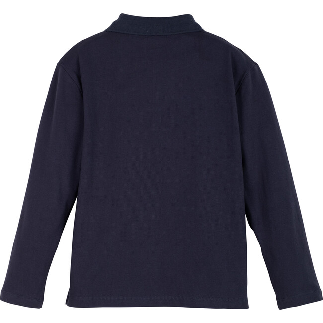 2 Pack Bryce Long Sleeve Polo, Classic Navy - Polo Shirts - 2