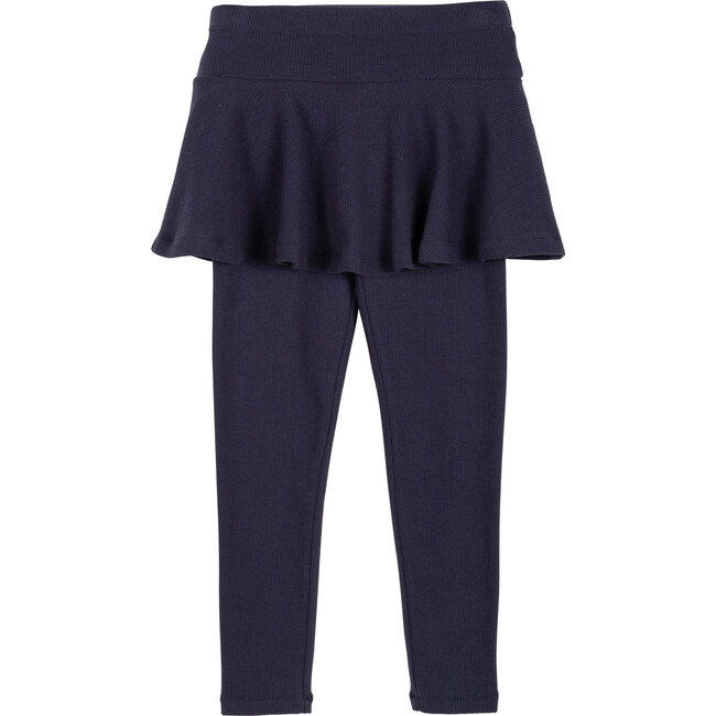 2 Pack Luna Skirt Legging, Navy and Dusty Blue - Leggings - 2