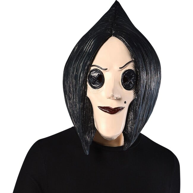 Coraline The Other Mother  Deluxe Overhead Adult Mask - Costume Accessories - 2