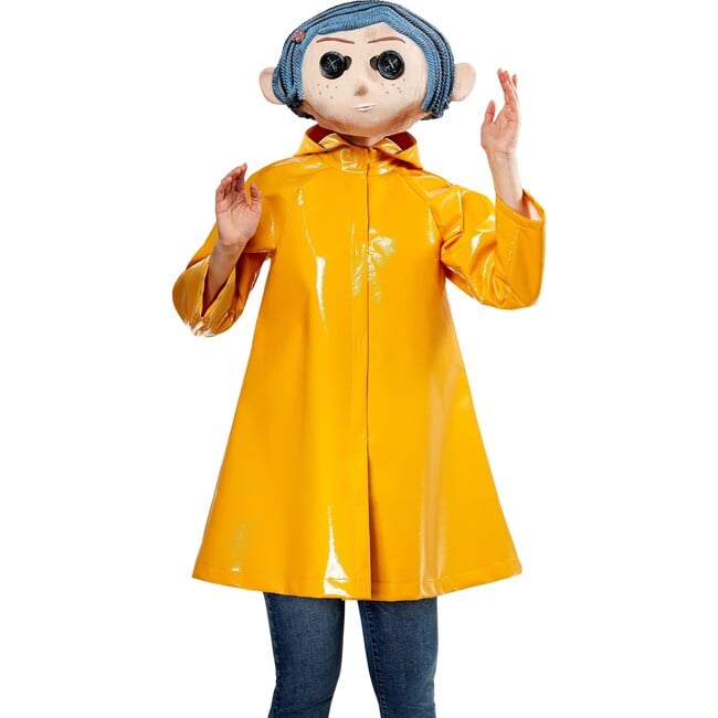 Coraline Doll Deluxe Overhead Adult Mask - Costume Accessories - 2