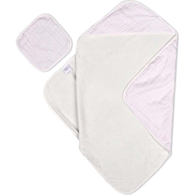 Hooded Towel Set, Lavender Wave